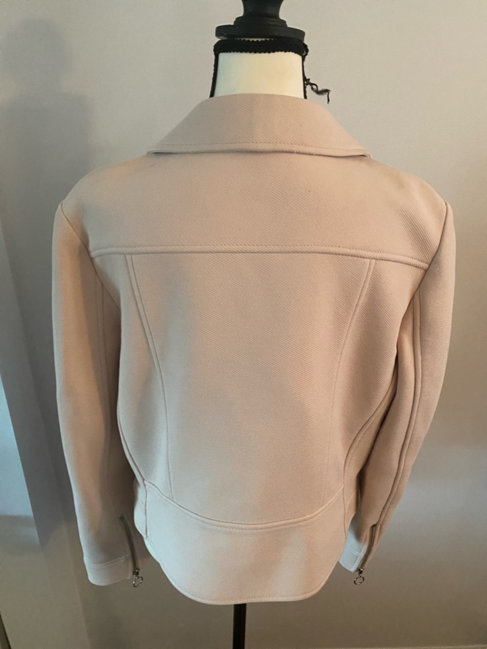 Ann Taylor moto cropped jacket size 14 - Picture 6 of 11